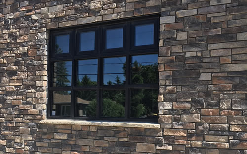 Cultured Stone Building in Burlington